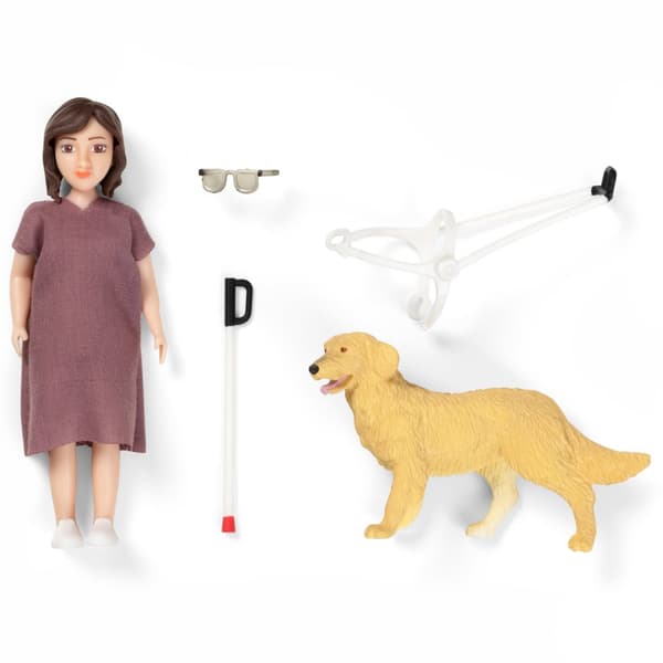 Doll Blind Stick Dog