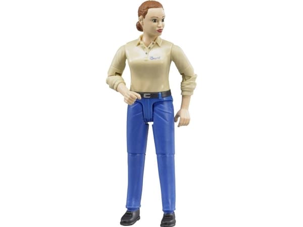 Bruder bWorld figur - Kvinne i blå jeans