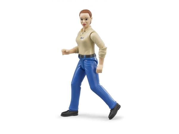 Bruder bWorld figur - Kvinne i blå jeans