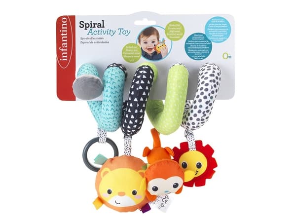 B-Kids Infantino djur spiral barnvagn hängande
