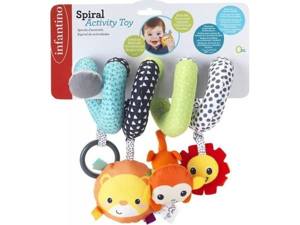 B-Kids Infantino djur spiral barnvagn hängande