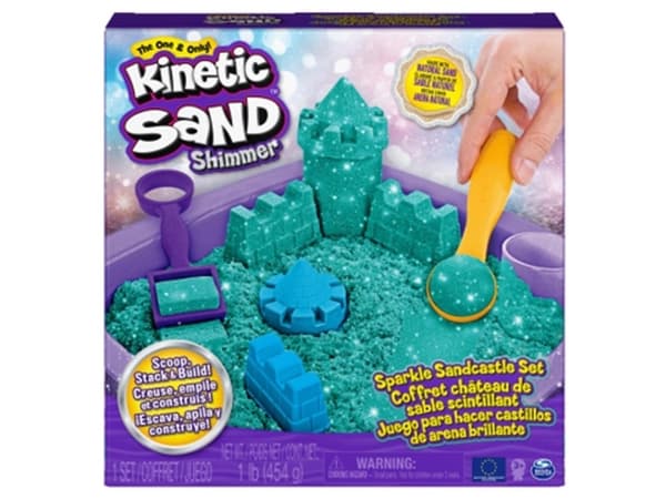 Kinetic Sand Sparkle Sandcastle Set - Teal