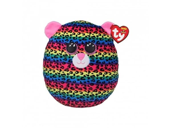 Meteor TY squish-a-boos flerfärgad leopard - DOTTY, 22 cm - medium 39286