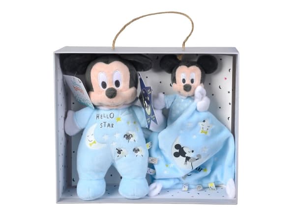 Simba Mickey Mouse Glow-in-the-Dark Plush & Comforter (Gift Box)
