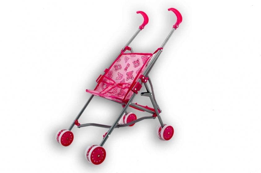 dockvagn 45 x 13 x 58 cm rosa