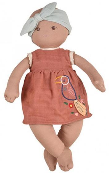 baby docka Aria tjejer 42 cm polyester beige/rosa