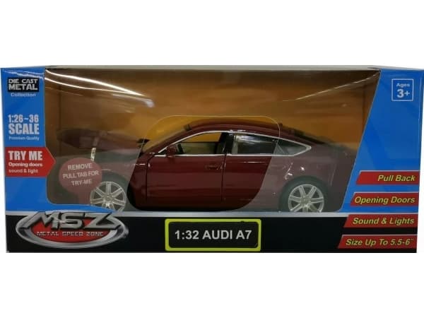 Sourcing MSZ Die-cast model Audi A7, scale 1:32