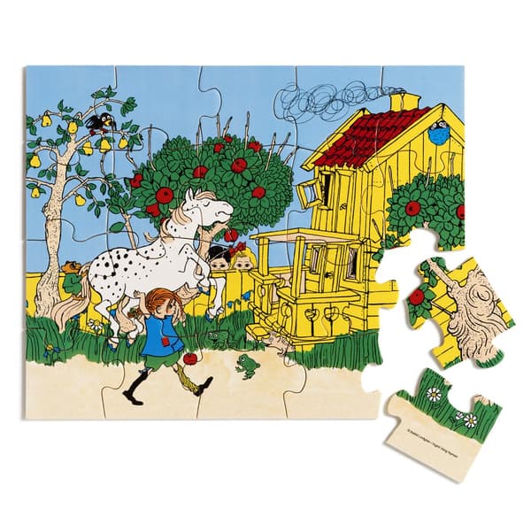 Pippi - Pippi Träpussel, 20 Bitar
