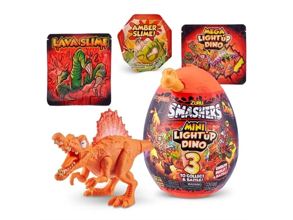 Smashers Smashers 5 Mini Light Up Dino, 6 pcs in PDQ