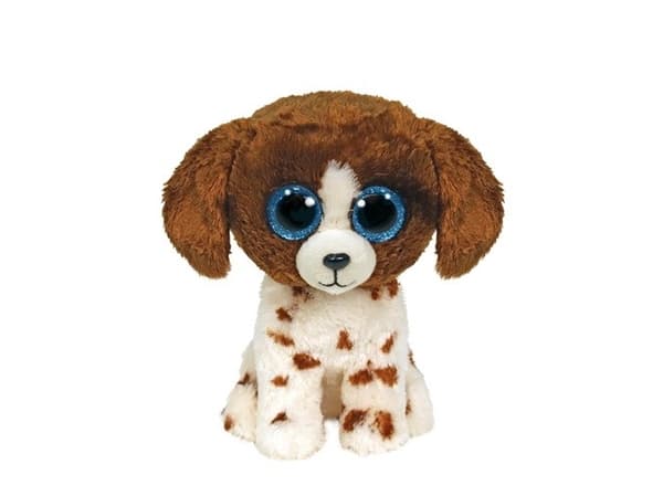 Meteor Ty Dog brunhvit e - Muddles 15 cm