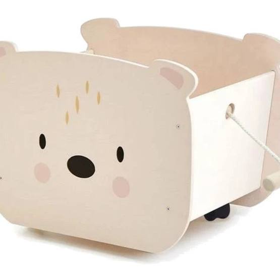 Tender Leaf Toys - Vagn Docktillbehör Bear Cream/Vit