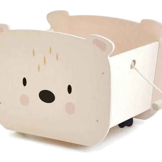 Tender Leaf Toys - Vagn Docktillbehör Bear Cream/Vit