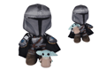 Pikkukuva 1 / 4: Disney The Mandalorian Mando + Grogu, pehmolelu