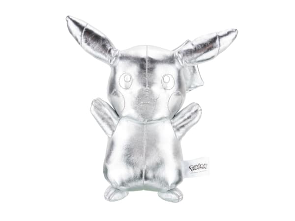 Jazwares Pokémon - Plush 30 cm 25th Celebration - Silver Pikachu (PKW2379)