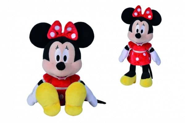 Simba Disney Minnie plysj maskot rød 25cm