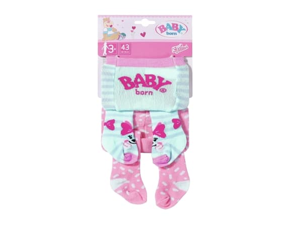 BABY born Tights 2x, 2 ass., Nuken trikoot, 3 vuosi/vuosia, 44 g