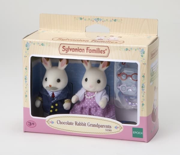 Sylvanian Families Chocolate Rabbit Grandparents