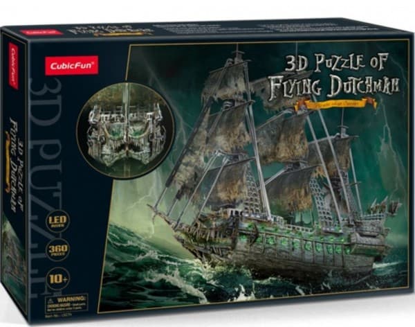 CUBIC FUN CUBICFUN 3D dėlionė su LED "Skrajojantis olandas"