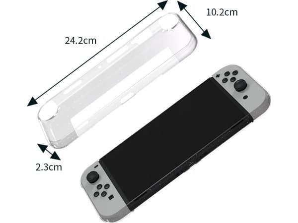 JYS Cover Case Veske til Nintendo Switch Oled Transparent