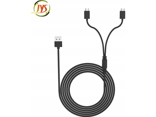 JYS Usb To 2x Usb C Charger Cable For Nintendo Switch/Ps5/Xbox/3m/Jys-ns195 Controllers