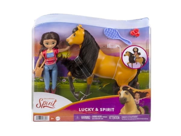 Spirit HFB89, Motedukke, Jente, 3 år, Jente, Flerfarget