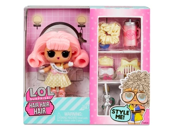 L.O.L. Surprise! Hair Hair Hair Tots, Minidocka, Flicka, 4 År, Flicka, 139,7 mm, 136,364 g