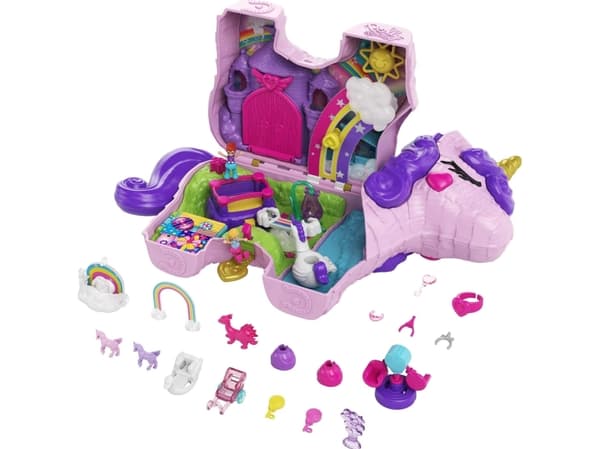 Mattel Mattel Polly Pocket Unicorn Party Game Figure - GVL88