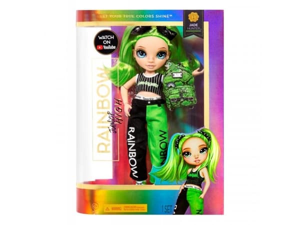 Mga Lol RAINBOW HIGH Lėlytė JADE HUNTER JR., 24 cm