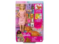 Miniatyrbild 2 av 5: Mattel Barbiedocka (blond) med hund och valpar