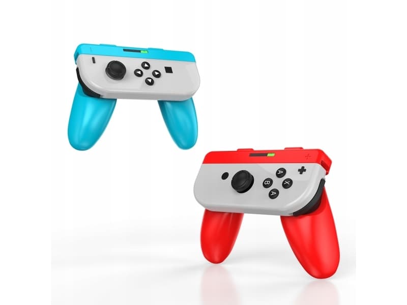 JYS 2x Handgrip Grips Joy-cony Nintendo Switch Oled/Ns226/Blue-red