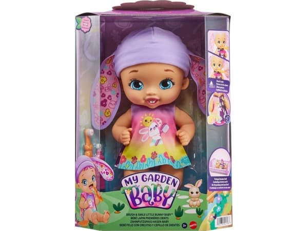 My Garden Baby Baby Bunny Doll HGC12 GYP09 MATTEL