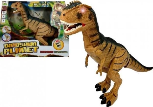 Figur LEANToys Dinosaurie Tyrannosaurus - Rör sig, vrålar, lyser (4552)