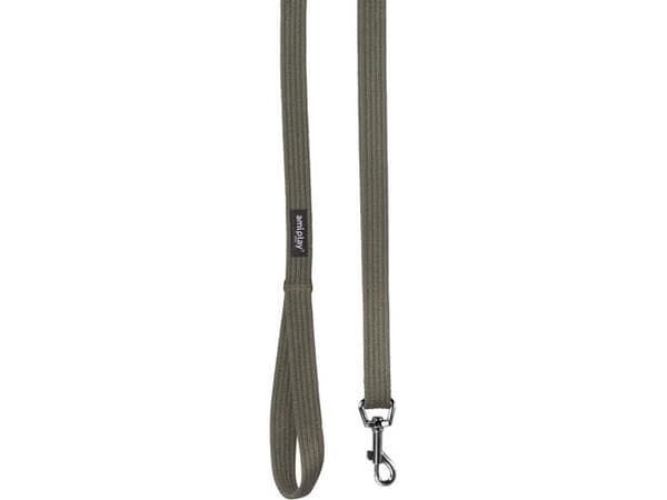 Ami Play Smycz regulowana Easy Fix Cotton M 160-300 x 2cm Khaki
