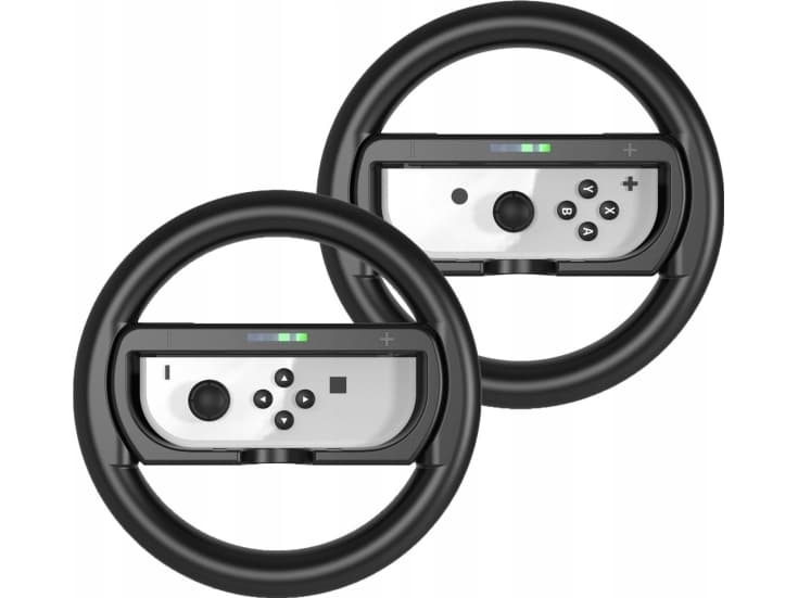 JYS 2x Handlebar + 2in1 Holder for Nintendo Switch OLED and Nintendo Switch/2x Black