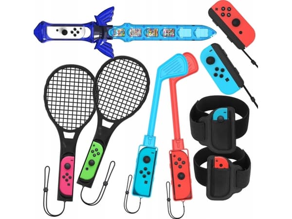 JYS 9in1 tilbehør til Joy-Con Nintendo Switch / Nintendo Switch Oled NS236