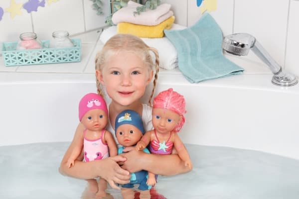 BABY born Little Sister Mermaid, Babydukke, Jente, 3 år, Jente, 460 mm, 760 g