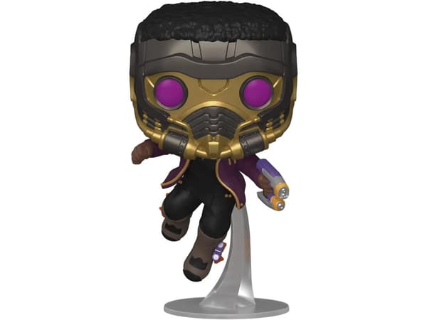 Figurka Funko Pop Funko What If...? POP Marvel Vinyl Figure T Challa Star-Lord 9 cm, play figure