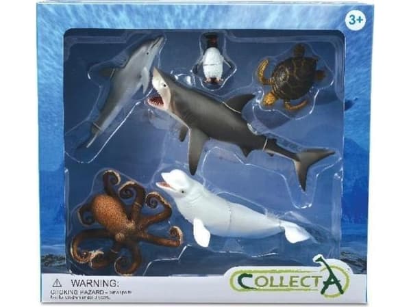 Collecta figurina Marina djur 6 delar 89868 COLLECTA