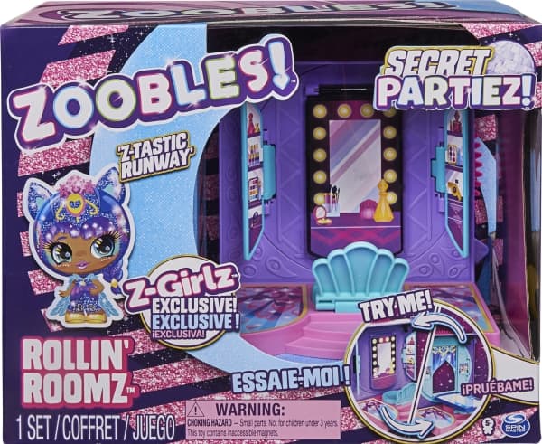 Figurka Spin Master ZOOBLES lekset, 2 serier Secret Partiez Rollin' Runway, 6064356