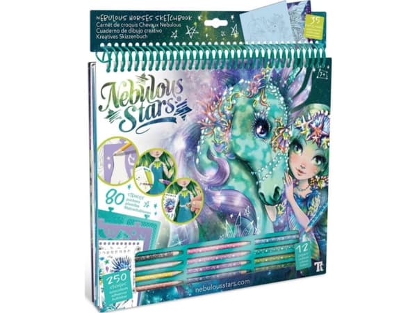 Nebulous Stars MIGLOS STARS Kreativ tegnebok Fantasy Horses, 11372