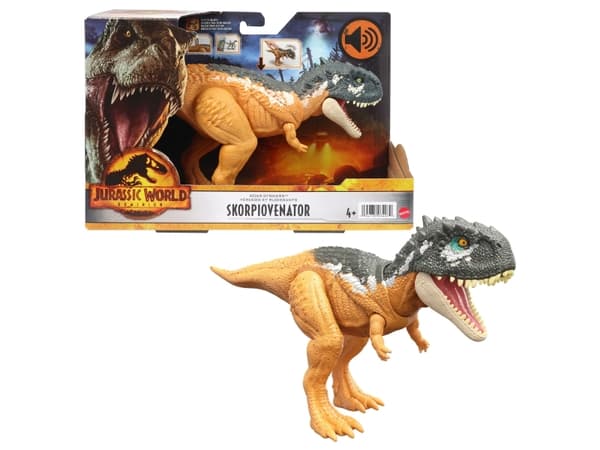 Jurassic World HDX37, 4 år, Brun, Grå, Plast