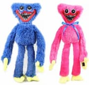 2 kpl sinistä ja vaaleanpunaista Poppy Playtime huggy wuggy täytetyt eläimet 40cm