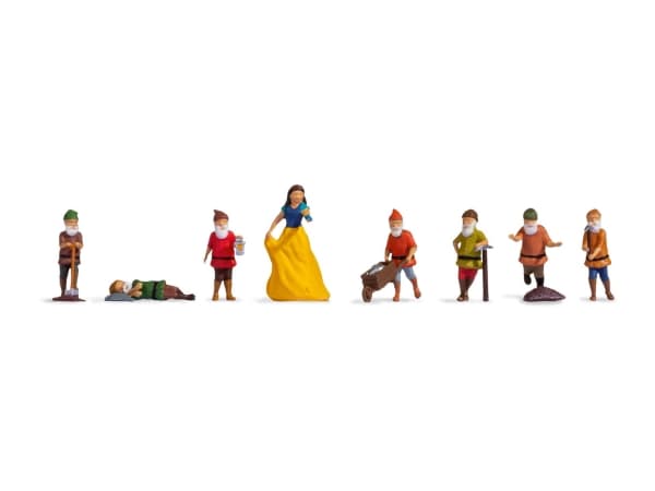 NOCH Snow White and the Seven Dwarfs, Snow White and the Seven Dwarfs, Monivärinen, Muovi