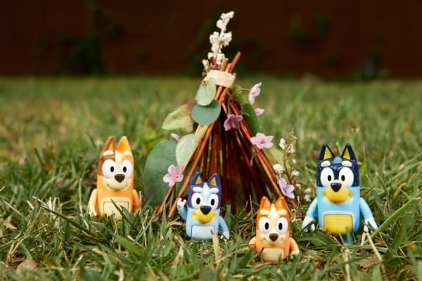 Bluey Figurines 4 Pack