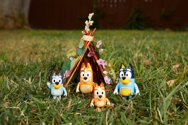 Bluey Figurines 4 Pack