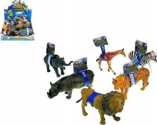 Hipo Wildlife figur 25cm. 6 st. 2096B mix pris per 1 st