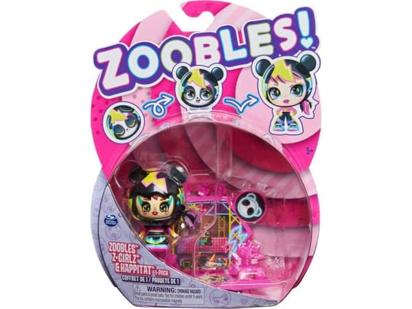Zoobles Girl Happytat 1 pack