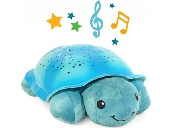 Cloud B Twinkling Twilight Turtle leikkivä ja valaistu manteli, sininen