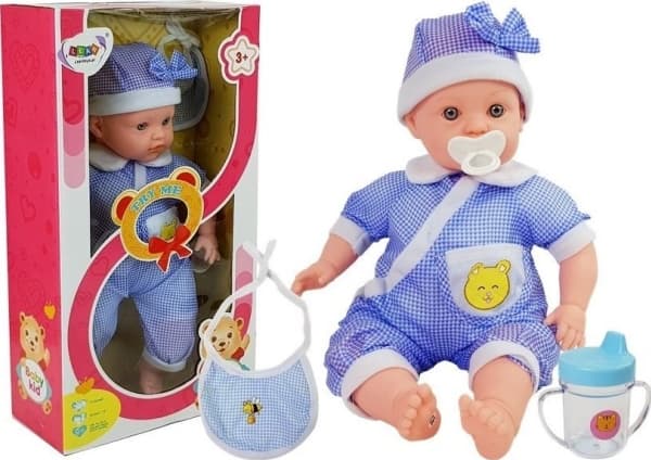 Lean Sport Baby docka 45cm blå kläder