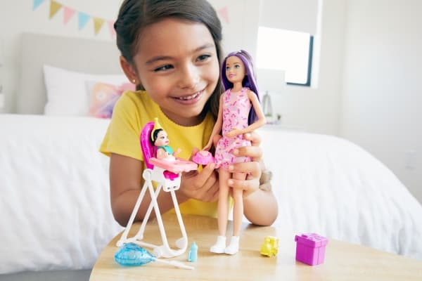 Barbie Skipper Babysitters Inc. Skipper Babysitters Inc Dolls and Playset, Motedukke, Jente, 3 år, Jente, 262 mm, Flerfarget